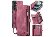 Samsung Galaxy S23 FE CaseMe 008 2-In-1 Wallet with Detachable Cover, 8 Card Slots + Zip Pocket
