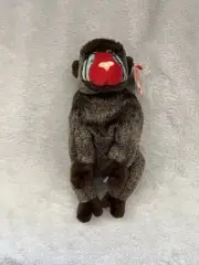 Ty Beanie Baby Cheeky the Baboon. 1999 error with hologram tag