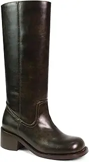 [UBWDU] Women's Knee High Boots Chunky Block Heel Long Boots Square Toe Low Heel Boots for Women