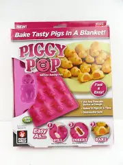 Piggy Pop Silicone As Seen on TV Baking Pan for Pigs in a Blanket