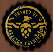USA Plastic Lined Beer Crown Bottle Cap: Braxton Brewing