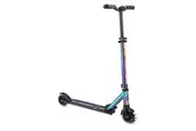 Globber FLOW ELEMENT Foldable Scooter with Lights - Neochrome with Black Deck
