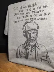 Twin Peaks "This Is The Water, This Is The Well" Sketch T-Shirt - David Lynch
