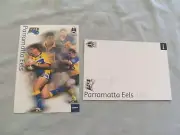 2002 RUGBY LEAGUE PROMOTIONAL CARD - PARRAMATTA