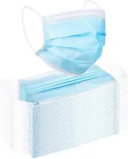 Be Smart Get Prepared 50 pcs FACE MASK, 3 Ply 1 Count (Pack of 50), White