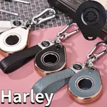 HARLEY DAVIDSON 摩托車 TPU 智能金邊汽車鑰匙套帶鑰匙扣適用於哈雷戴維森 883 X48 外殼