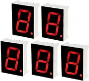 XYWHPGV Common Cathode 10 Pin 1 Bit 7 Segment 1.1 x 0.79 x 0.35 Inch 0.8" Red LED Display Digital Tube 5pcs(818aa 0f9de 9400a e335f 2138c cdb37