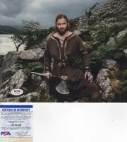 "VIKINGS" GREAT TV SERIES - CLIVE STANDEN AS 'ROLLO' SIGNED SUPERB PHOTO PSA
