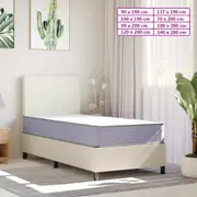 Foam Mattress Cooling Mattress Bedroom Double-sided Washable Medium Soft vidaXL