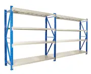 2-bay 2000kg 4.0m Garage Warehouse Storage Shelving Steel Tool Racking Shelves