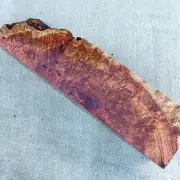 Amboyna Burl Wood Pool Cue Knife Scales Turning Block 23 1/2" x 6 3/8" x 6 1/4