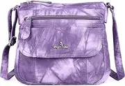 [angel kiss] Angelkiss Small Womens Crossbody Bag Leather Shoulder Purse for Women Hobo Bag with Adjustable Shoulder Strap
