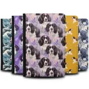 PASSPORT ITINERARY ORGANIZER|ENGLISH SPRINGER SPANIEL PUPPY DOG PATTERN #A2