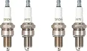 PK4 TORCH F6TC Spark Plug 131-047 Replace for NGK BP6ES Spark Plug, for Bosch W6D Spark Plug, for CHAMPION N9YC Spark Plug, for Honda GX140 GX160 GX200 5.5hp 6.5hp Engine Generator, OEM
