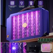 UV Mosquito Killer Lamp Electric Rechargeable Zapper Bug Fly Insect Trap Light~