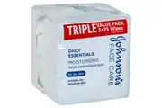 Johnson's Daily Essentials Facial Cleansing Wipes Dry Skin 25 X3