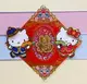 【震撼精品百貨】Hello Kitty 凱蒂貓 三麗鷗 KITTY華麗祥福斗方門貼#78023 震撼日式精品百貨