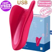 Satisfyer High Fly USB Recharge Finger Vibrator Unisex Clitoris Penis Sex Toy
