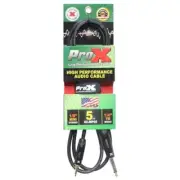 ProX XC-MP05 5' 1/8" TRS-M Mini to TS-M Unbalanced High Performance Audio Cable