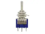 20Pcs, 3 Pos, MTS-102 103 Toggle Switch 6A 125VAC On SPDT 6mm Mini DPDT On Off