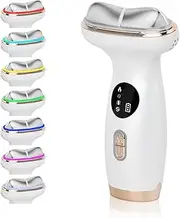 EMS Gua Sha, Face Massager Against Wrinkles, Gua Sha Electric with 7 Modes, Anti-Wrinkle Beauty Device with Heat Cold Vibrations, 7 Colours EMS Face Yoga, for Skin Care, Improvement