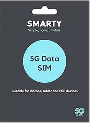 SMARTY Unlimited Data only SIM. 1 Month Plan, No Contract, EU Roaming