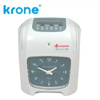 在飛比找PChome24h購物優惠-KRONE TR-512B 雙色卡鐘(鐘面)