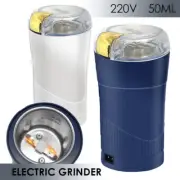 220V Electric Coffee Grinder Grinding Milling Bean Nut Spice Matte Blender AU
