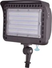 LED OUTDOOR FLOOD LIGHT KNUCKLE MOUNT DUSK-TO-DAWN PHOTOCELL SENSOR 100W