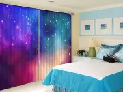 3D Star river 6 Blockout Photo Curtain Printing Curtains Drapes Fabric Window AU