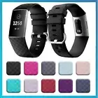 For Fitbit Charge 3 4 Sports Band Silicone Replacement Strap Wristband Bands