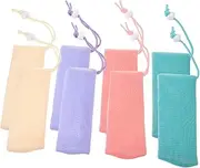 OATIPHO 8pcs Soap Bags Solid Shampoo Bar Holder Mesh Pouch for Shower Self-draining