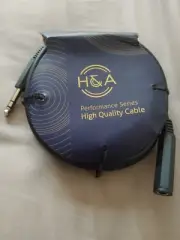 HA Platinum Pro 25' TRS 1/4" Male to 1/4" Female Interconnect Cable #TRS-MF-25