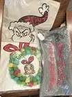 NEW Pottery Barn Teen Dr Seuss's Grinch Christmas Holiday Pillow Covers, Set/3