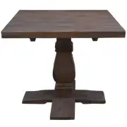 Florence Lamp Table 70cm Pedestal Solid Timber Wood French Provincial