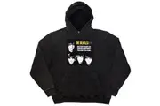 The Beatles Unisex Adult VJ Secret Sleeve Stone Wash Pull Over Hoodie (Charcoal Grey) - UTRO12911