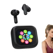 Bluetooth 5.3 Wireless Earbuds With Multifunctional Touch Screen LCD Screen Headphone