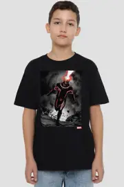 Xmen Cyclops Blast Kids T-Shirt Black