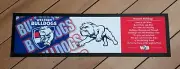 Western Bulldogs AFL Team Song Printed Rubber Backed Bar Runner Mat New 89x25cm
