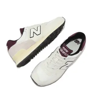 New Balance 休閒鞋 574 男鞋 女鞋 白 紅 麂皮 復古 經典 NB 紐巴倫 U574YR2-D