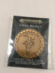 Warhammer Ghal Maraz Empire Limited Edition Collectible Coin metal OOP