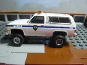 New York Water Police Patrol Truck, Old School Custom made 1:64