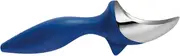 Tovolo Tilt Up Ice Cream Scoop, Ergonomically Balanced Handle, Chrome Plated, Dishwasher Safe, Stratus Blue