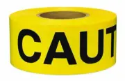 Swanson Tool Co., Inc BT30CAU2 Disposable Barricade Tape, Polyethylene, 300 Feet