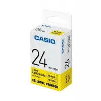 在飛比找蝦皮購物優惠-CASIO 標籤機專用色帶-24mm黃底黑字(XR-24YW