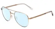Bolle Evel Aviator Designer Multi-Focus Blue Light Filter Glasses in Brown 60 mm