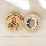 Michael Myers Horror Bottle Opener - Engraved Magnetic Slasher Gift