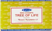 Satya Incense Sticks, Black, Tree of Life {15G x 12 Boxes}