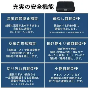 Panasonic 國際牌 IH 電磁爐 微電腦控制 變頻 靜音 防空燒 火鍋 炸物 松下電器 日本直送 KZ-PH34