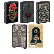 Zippo Tattoo Design Windproof Lighter - Crow